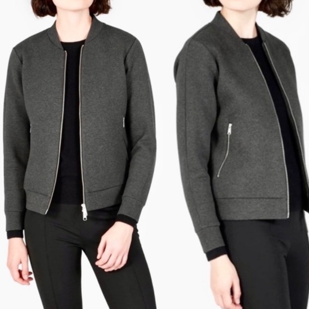 NWOT Everlane The Street Fleece Bomber Zip-Up Jacket